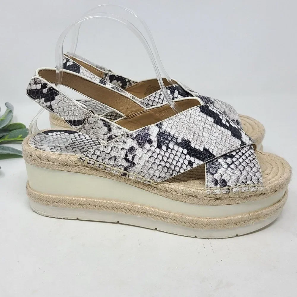 MARC FISHER Gandy Espadrilles Wedge 9M‎